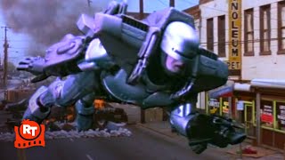 RoboCop 1987  Drug Factory Shootout [upl. by Mcclish]