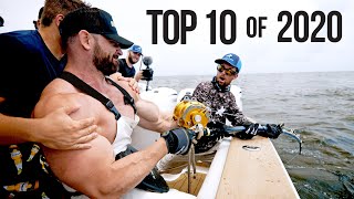 Top 10 Best Fishing Moments from 2020 [upl. by Yorick532]