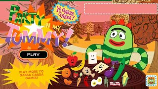 Yo Gabba Gabba Party In My Tummy  Old Flash Games [upl. by Steck998]