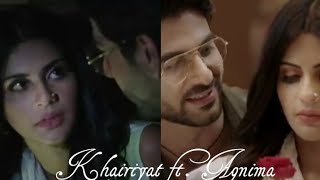 Khairiyat ft Agnima Garima and Agni scene Best moments Kaatelal and Sons [upl. by Tuddor]