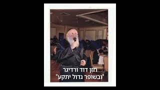 החזן דוד ורדיגר ובשופר גדול יתקע Cantor david Verdiger Ubeshofor Godol yitoka [upl. by Novaj]