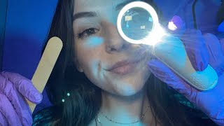 ASMR UNPREDICTABLE Fast Cranial Nerve Exam Doctor Roleplay Eye Examination Light Slow Medical RP [upl. by Kristine278]