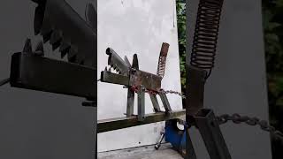 From blacksmith to viral artist 🔥 Witness how he turns scrap metal into sculptures that MOVE [upl. by Hardunn116]