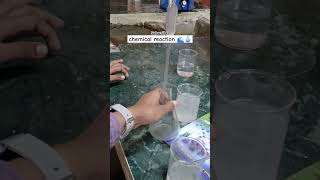 chemical reaction chemistry🌊💨 science shortsfeed shorts video viral [upl. by Masry641]