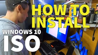 How to create Microsoft Windows 10 Install Media using Win 10 ISO and Rufus  How to Install Win 10 [upl. by Carilyn]