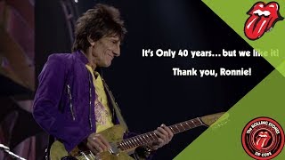 Ronnie Wood 40 Years A Rolling Stone [upl. by Idelson]