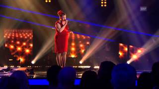 Nicole Bernegger  At Last  Finale  The Voice of Switzerland 2013 [upl. by Xonk]