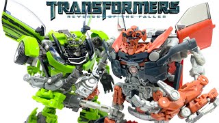 Transformers ROTF Human Alliance SKIDS amp MUDFLAP Retro Review [upl. by Alli]