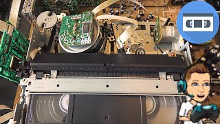 Inside a highend VCR 📼 amp demonstration with VHS JVC HRS9700EU [upl. by Lawley162]