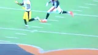 JuJu SmithSchuster Injures Vontaze Burfict on Block [upl. by Seira]