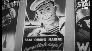 Japan has overrun Indonesian island of Java Dutch East Indies 1942 [upl. by Pammi]