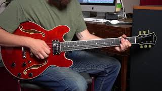 Eastman T484 Archtop Electric Guitar Demo [upl. by Tabor]