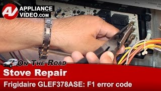 Frigidaire Stove Repair  F1 Error Code  Main Control Board [upl. by Geilich56]