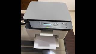 Como tirar cópia na impressora HP Laser MFP 135w [upl. by Arly]