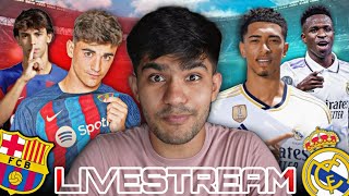 Barcelona vs Real Madrid LA LIGA LIVE  El Clasico Watchalong [upl. by Juakn]