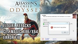 How to Fix CLSmagicx86x64 exe error of FitGirl Game Repack  Fazaley Hadi [upl. by Bonner443]