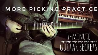 Alternate Picking on Two Strings 1Minute Guitar Secrets 8 [upl. by Alake]