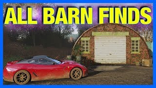 Forza Horizon 4  ALL BARN FINDS  LOCATIONS [upl. by Cristen]