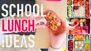 Healthy School Lunch Ideas 3 Meals  6 Snacks amp More HIGH SCHOOL TESTED [upl. by Hoppe]