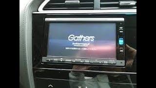 gathers vxm164vfi language change Japanese to English HONDA FIT [upl. by Nolrev637]