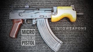 Micro Draco AK Pistol Review Tiny AK Pocket Pistol [upl. by Fenelia]