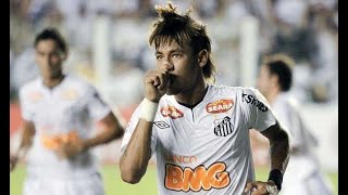 TODOS OS 138 GOLS DE NEYMAR PELO SANTOS [upl. by Nefen]