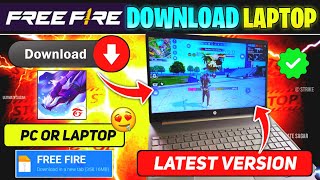 How To Download Free Fire In Laptop  Free Fire Download Pc  Laptop Me FF Kaise Download Kare [upl. by Aeduj674]