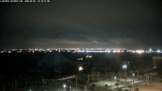 WATCH LIVE  Galveston Texas beach webcam as Hurricane Laura approaches as a category 4 storm [upl. by Trovillion564]