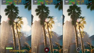 OBS vs Shadowplay vs Mirillis Action  Recording Efficiency test  Cyberpunk 2077 RTX 3060 Ti1440p [upl. by Otilesoj957]