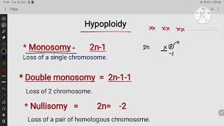 Aneuploidy  NCERT BIOLOGY class 12th [upl. by Lasiaf]