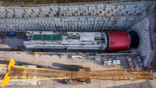 Eppenberg SBB Railway Tunnel  From installation to the breakthrough [upl. by Yelad]