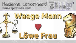 Waage Mann amp Löwe Frau Liebe und Partnerschaft [upl. by Callida861]