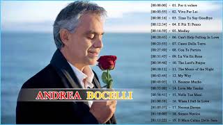 Andrea Bocelli Greatest Hits 2018 Best Andrea Bocelli Songs of All Time [upl. by Percival]