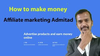 How to make money with affiliate marketing Admitad Program One of the best CPA Network Hindi [upl. by Octavian174]