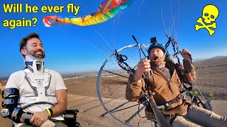 Investigating Anthony Vellas NEAR FATAL Paramotor Crash [upl. by Ordnagela]