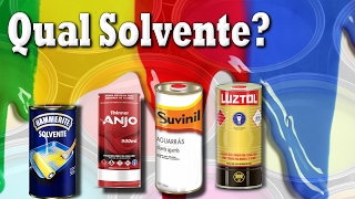 Qual solvente devo usar na tinta  Perguntas Frequentes 13 [upl. by Eldridge354]