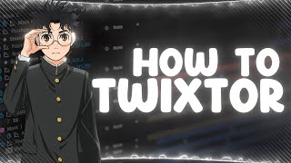 How To Twixtor In After Effects [upl. by Halilad972]