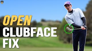 Open Face At Impact Golf ➜ Square The Clubface Easily [upl. by Dickinson]