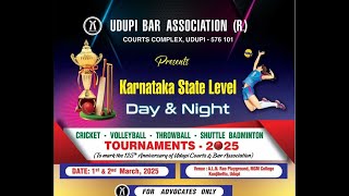 UDUPI BAR ASSOCIATION PRESENTS  KARNATAKA DAY AND NIGHT STATE LEVEL TOURNAMENT  DAY 2 [upl. by Aiepoissac]