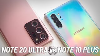 Samsung Galaxy Note 20 Ultra vs Note 10 [upl. by Enelime431]