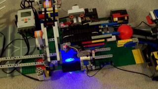 Lego Mindstorms NXTRCX Ball Machine [upl. by Fotina]