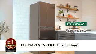 ECONAVI amp INVERTER Technology Panasonic Refrigerators [upl. by Omrelliug]