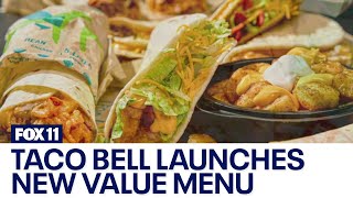 Taco Bell launches new value menu [upl. by Minette]