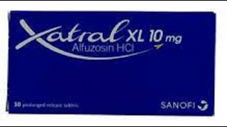 Uroxatral Alfuzosin used to improve urination in men with benign prostatic hyperplasia enlarged pro [upl. by Aihsyla]