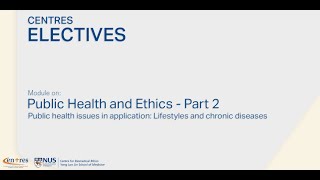 Public Health and Ethics Public Health Issues in Application  Lifestyles and Chronic Diseases [upl. by Yeffej]