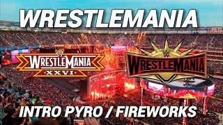 WWE WrestleMania 26  35 All Intro PyroFireworks [upl. by Ruperto]