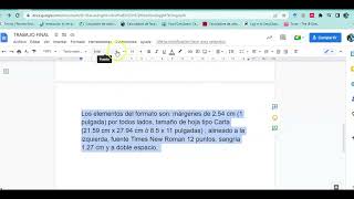 FORMATO APA EN GOOGLE DOCS [upl. by Notirb]