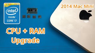 2014 Mac Mini RAM and CPU Upgrade [upl. by Medina]