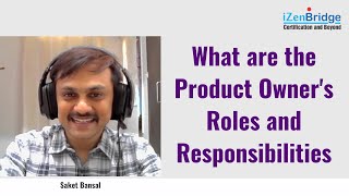 Product Owner roles and Responsibilities [upl. by Thomey]