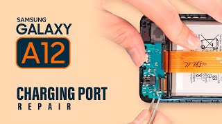 Samsung Galaxy A12 Charging Port Replacement  M12 [upl. by Namaj690]